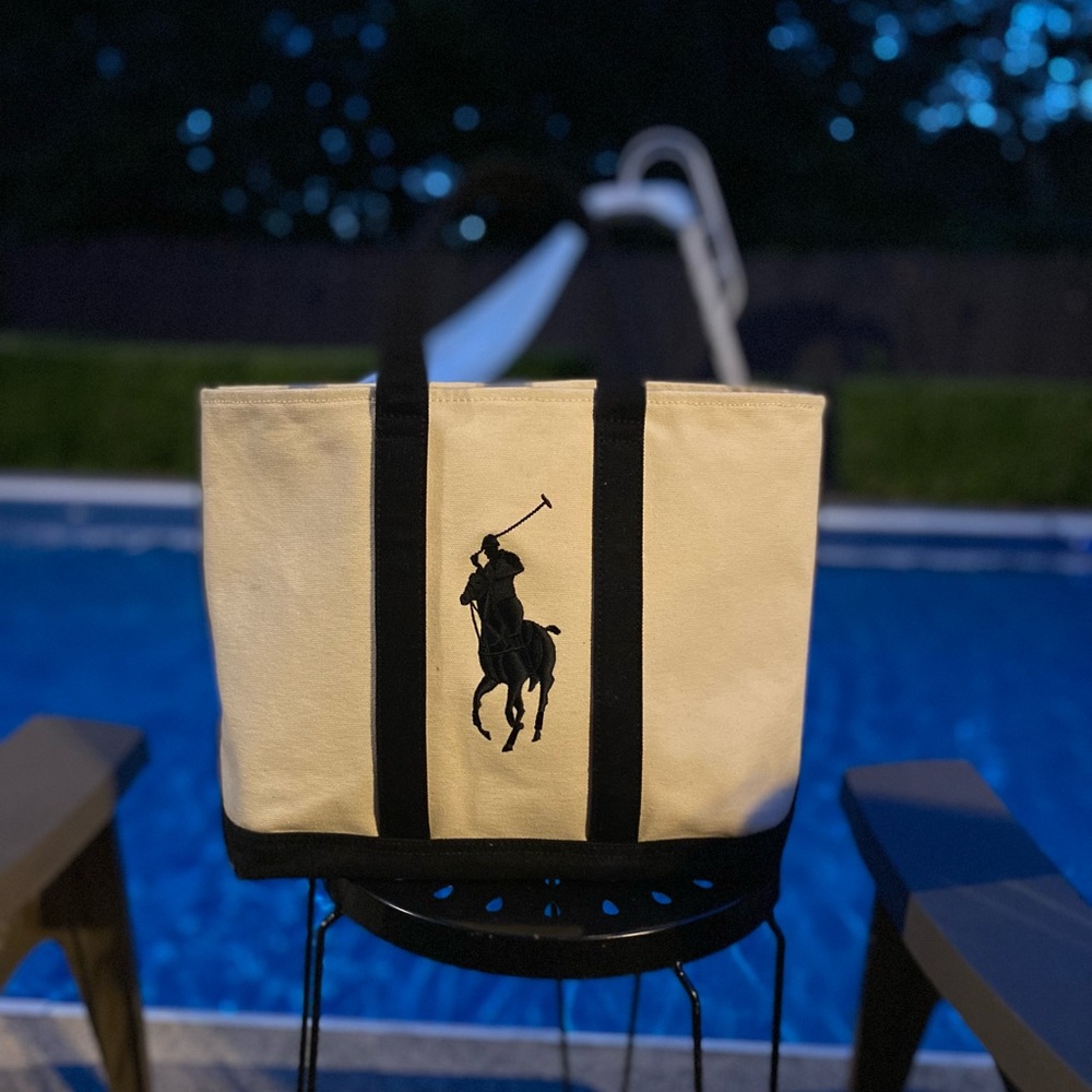 Ralph Lauren Canvas Tote Bag